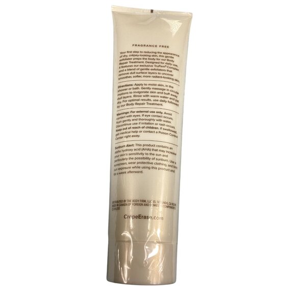 Body Firm Crépe Erase Body Refining Exfoliant 285ml / 10 Fl Oz Fragrance-Free - Picture 2 of 2